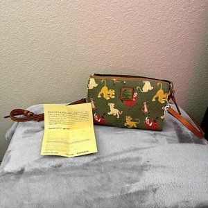 Dooney & Bourke Green Crossbody Bag with the lion king
